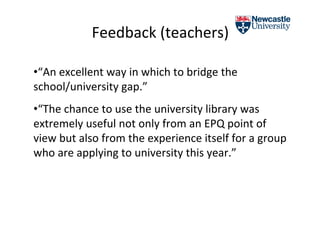 Bird - Bridging the gap between secondary and tertiary education: the ...