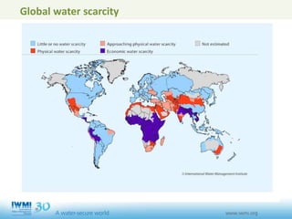 Global water scarcity
 