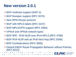 BIRD Routing Daemon PPT