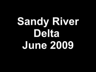Sandy River Delta  June 2009 