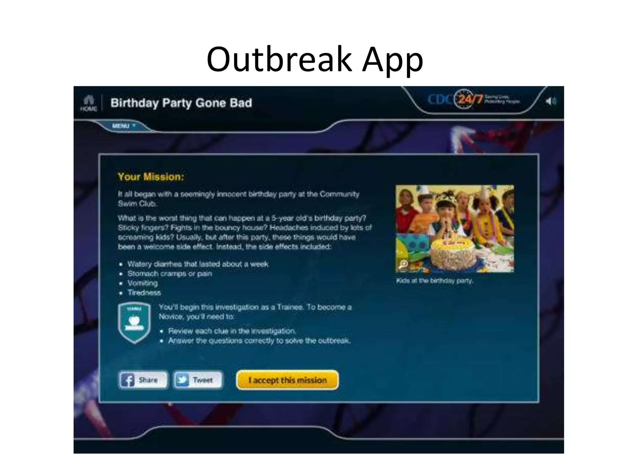 Outbreak App
 