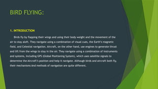 Flying Bio Tutorial BIRD FLYIG - GPSvtu biology for engineering.pptx