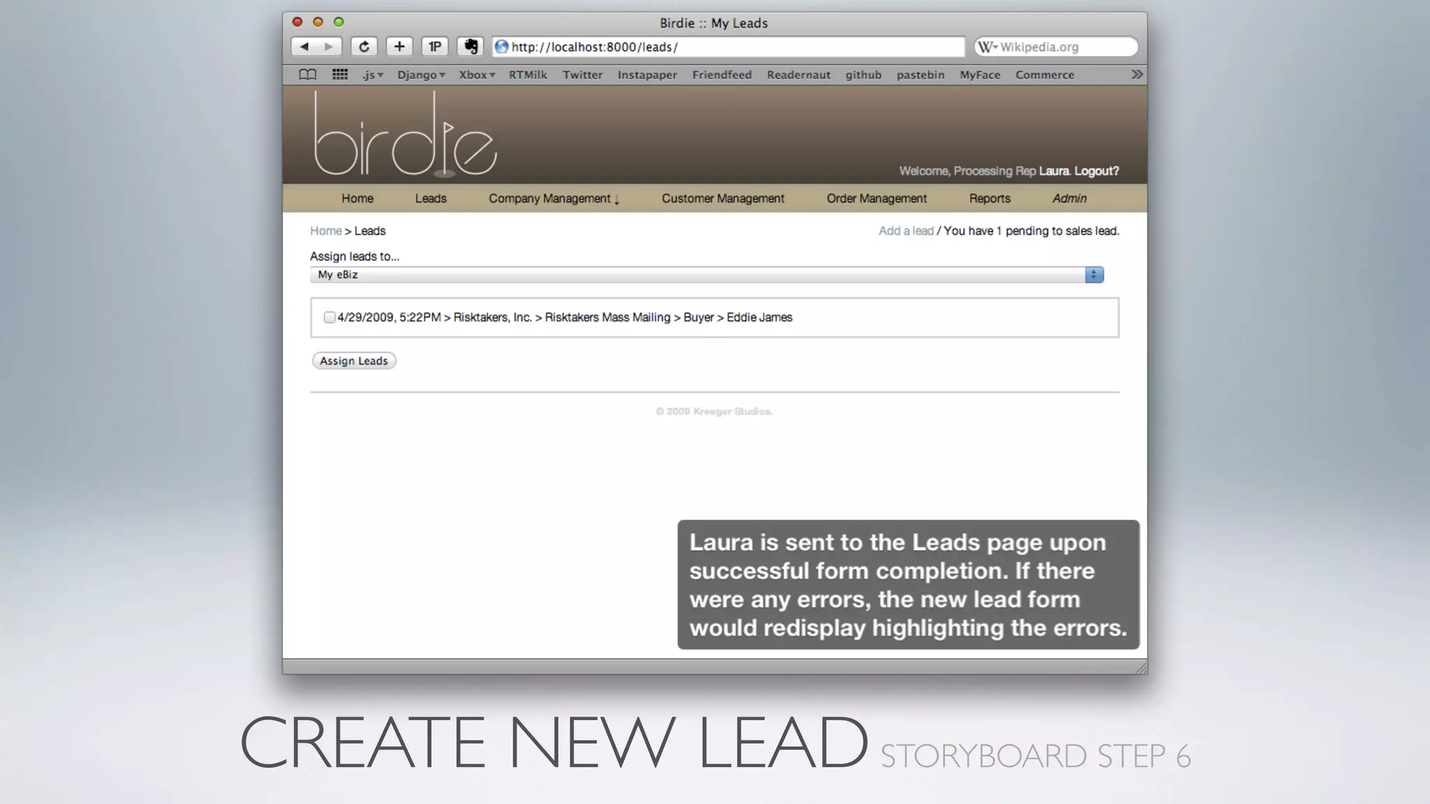 Birdie Design Presentation