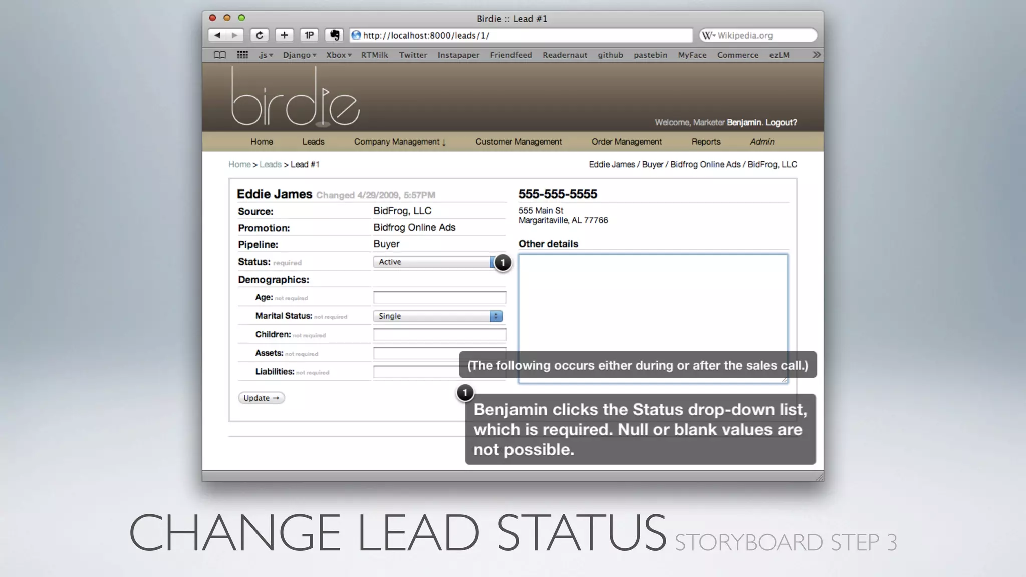 Birdie Design Presentation