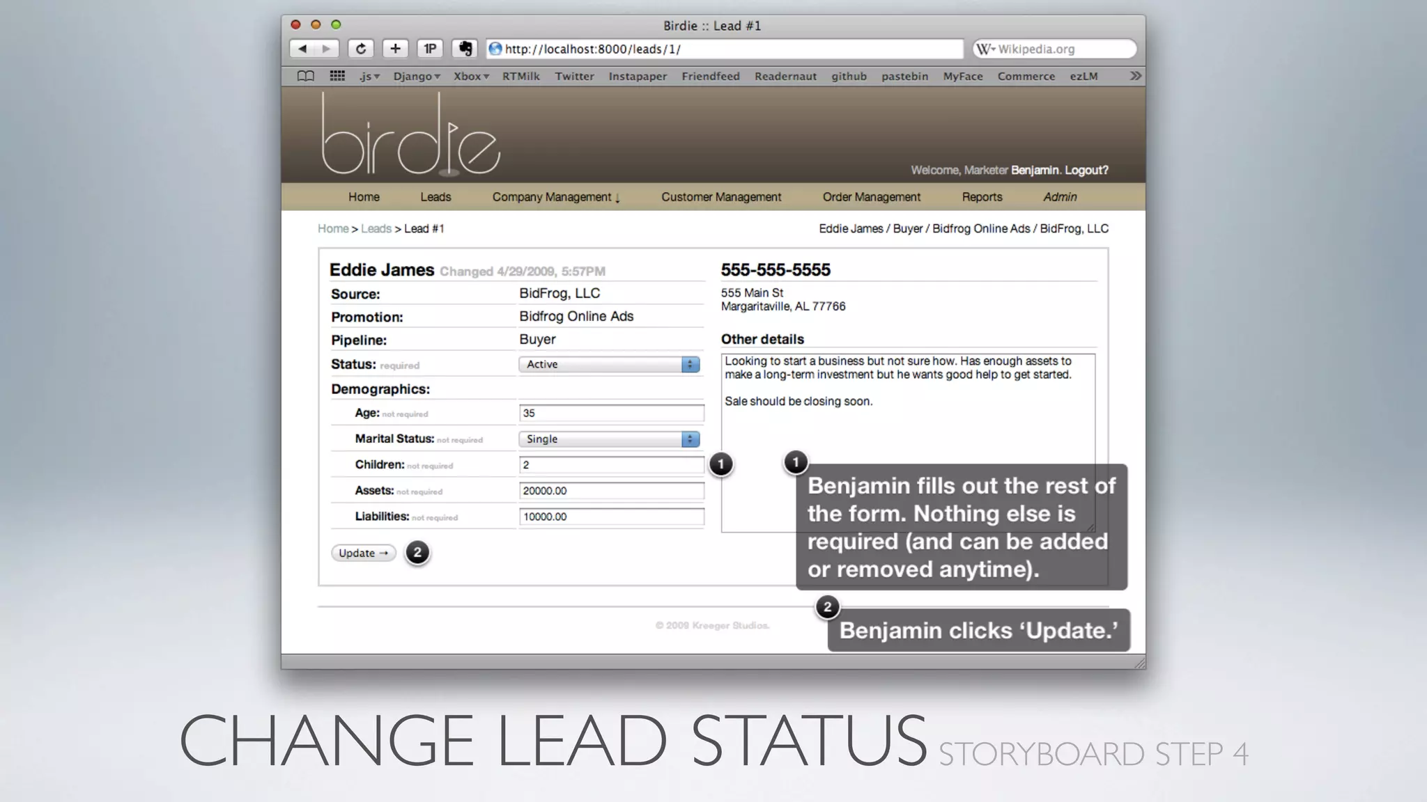 Birdie Design Presentation