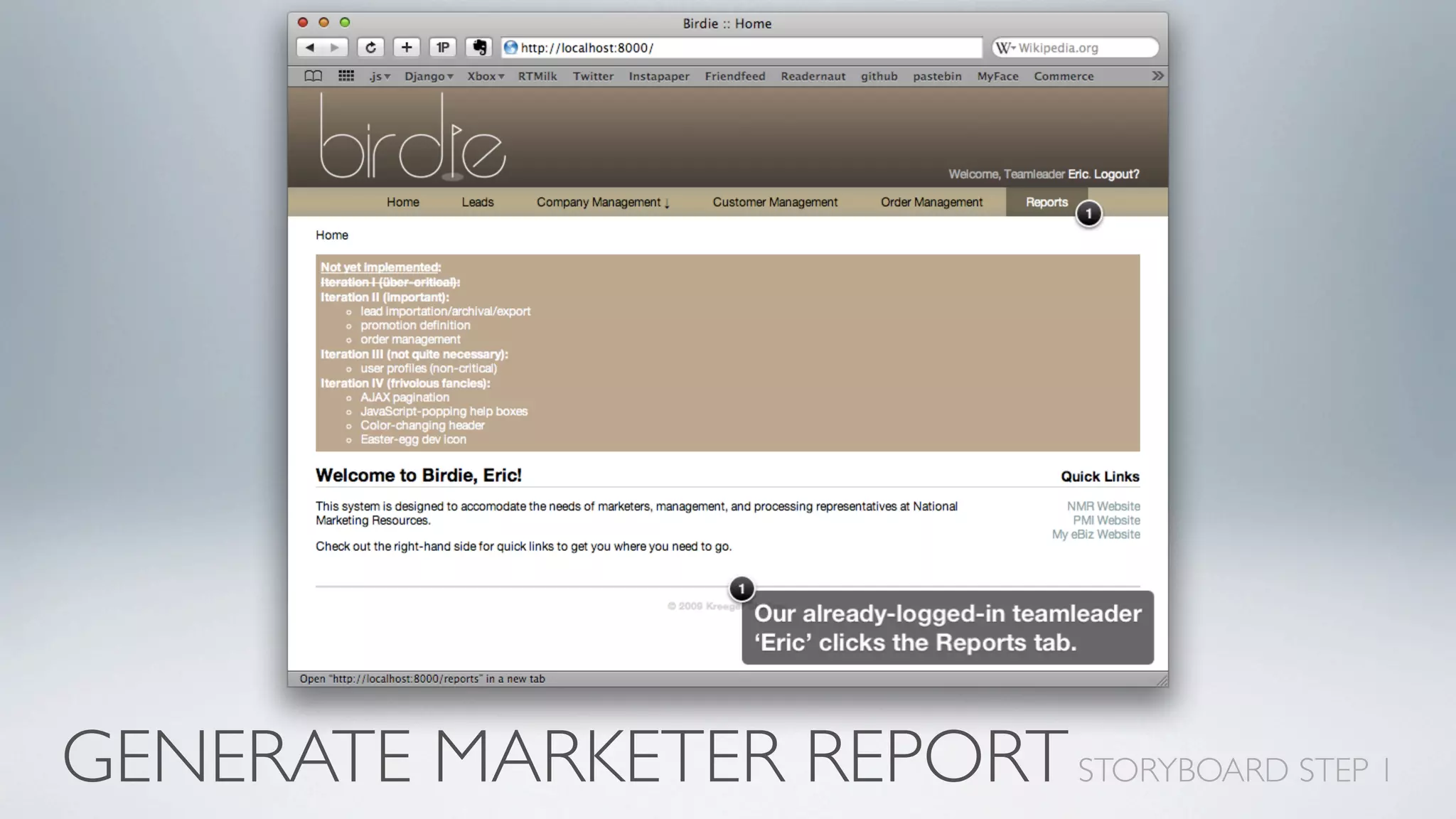 Birdie Design Presentation