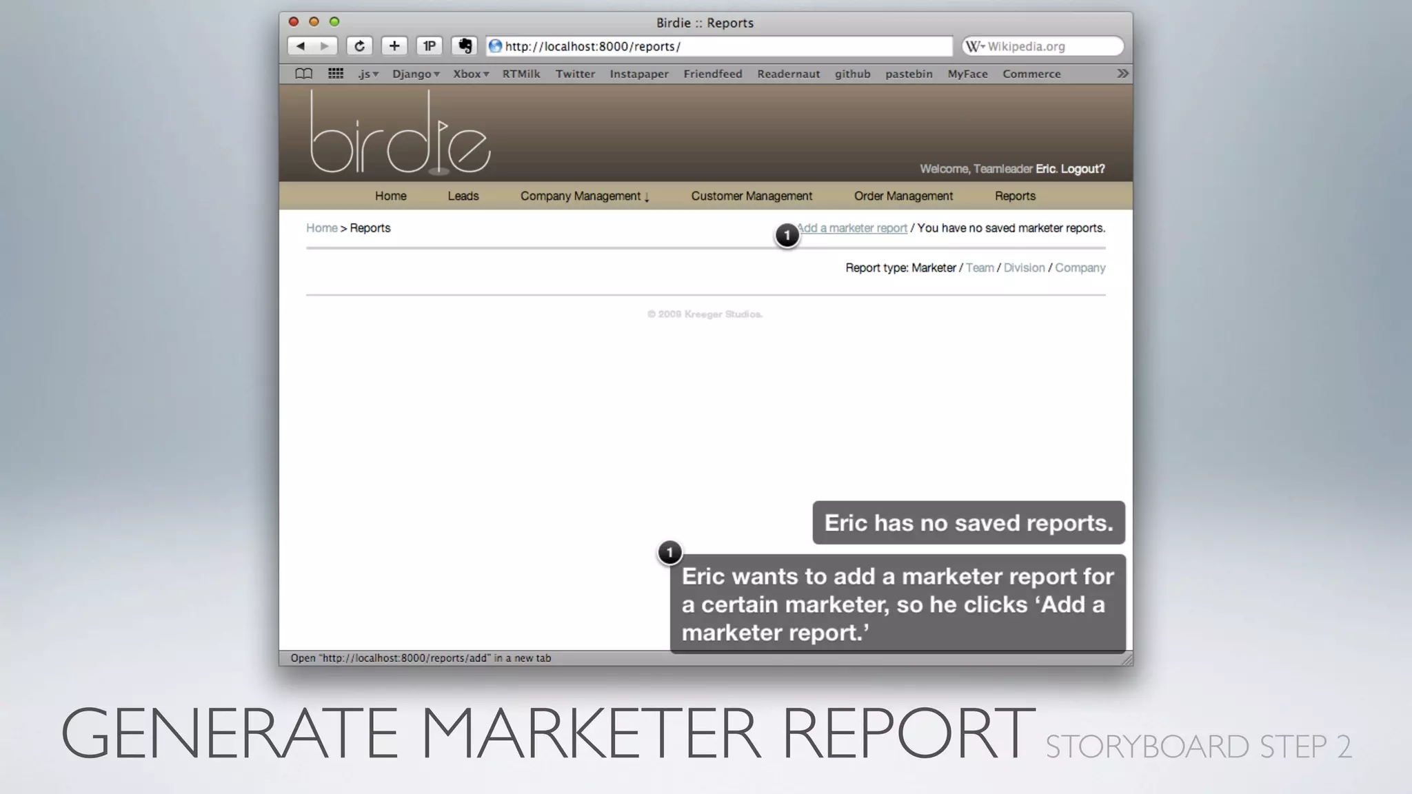 Birdie Design Presentation