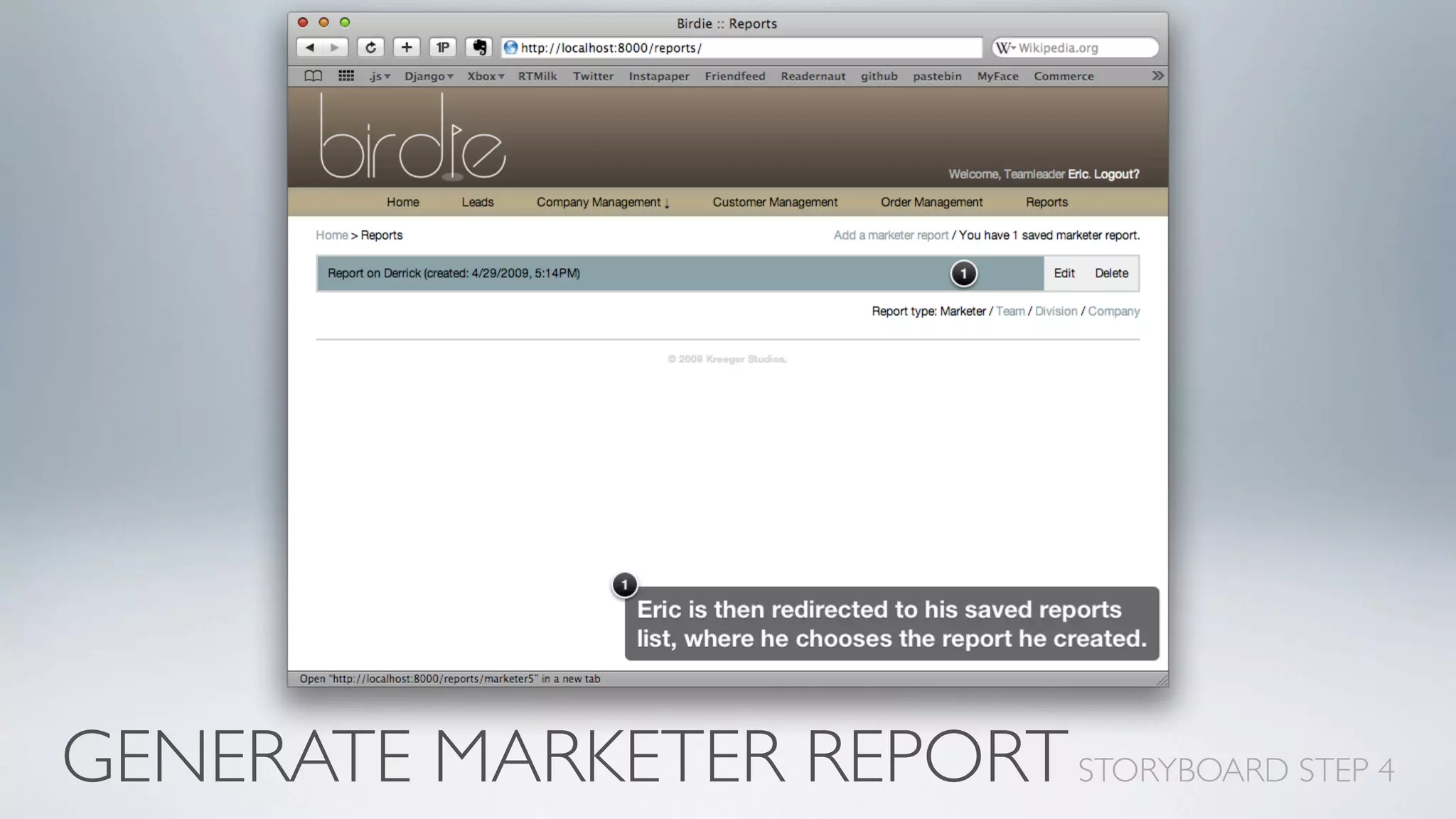Birdie Design Presentation