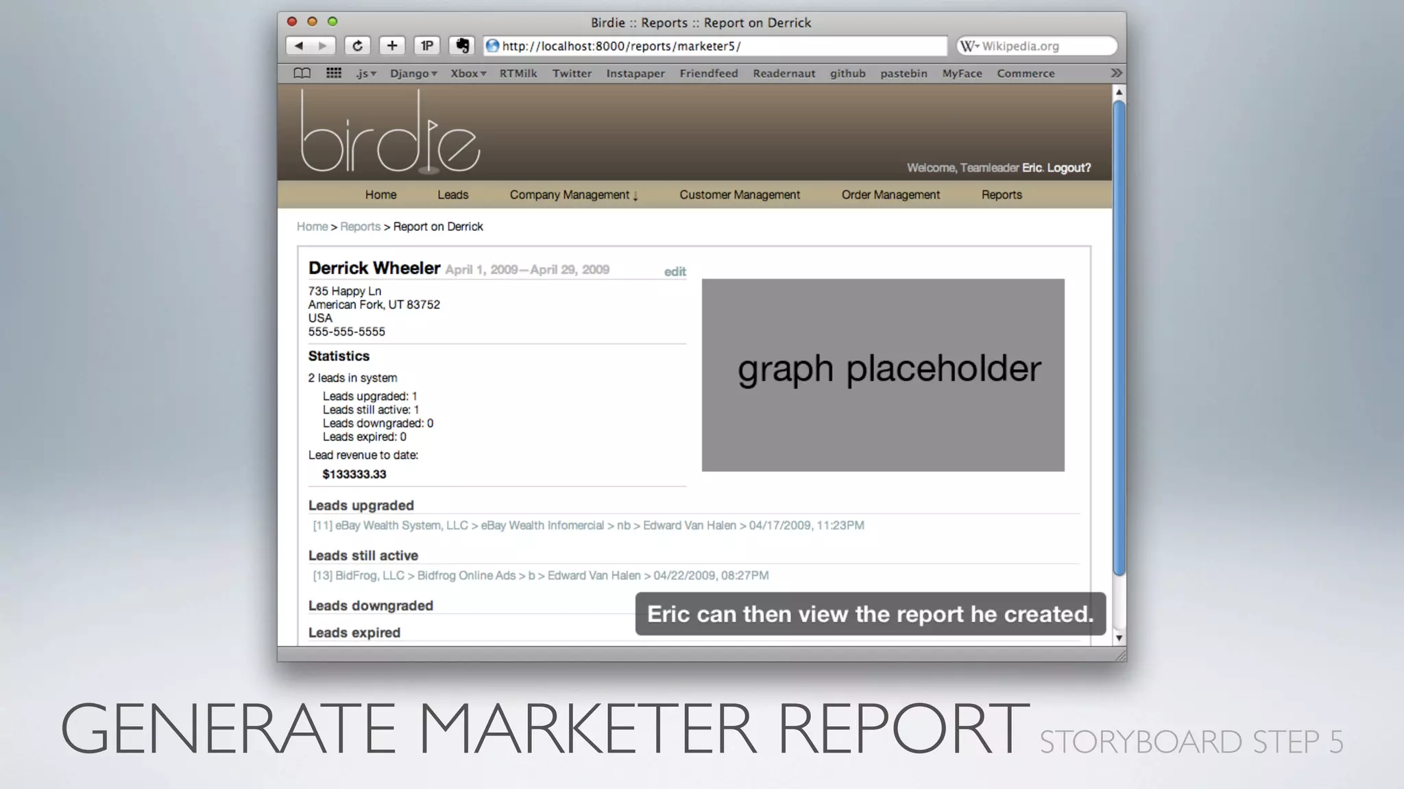 Birdie Design Presentation