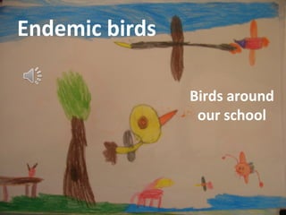 Endemic birds

                Birds around
                 our school
 