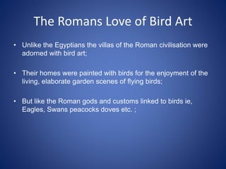 Birds in art though history | PPTX