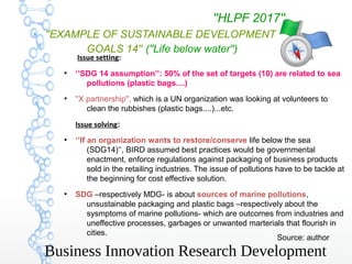 United Nations high level political forum (HLPF) 2017 | ODP