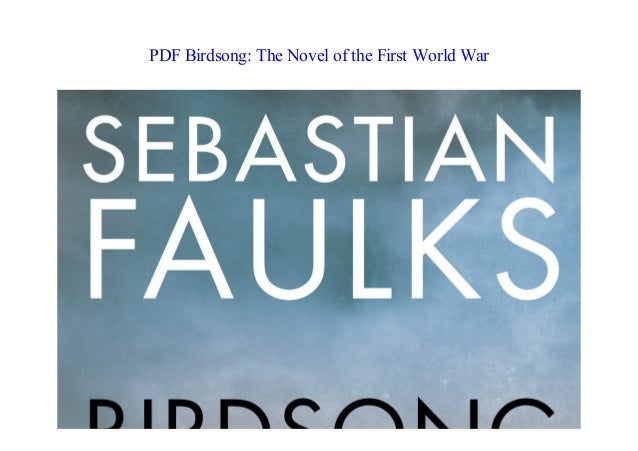 birdsong sebastian faulks pdf