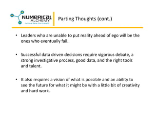 Business Intelligence Symposium Presentation