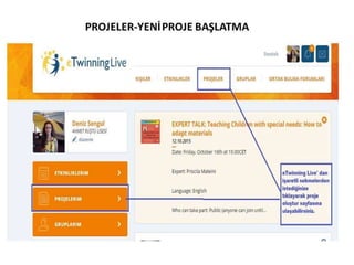 Bir etwinning projesi planlama webinar