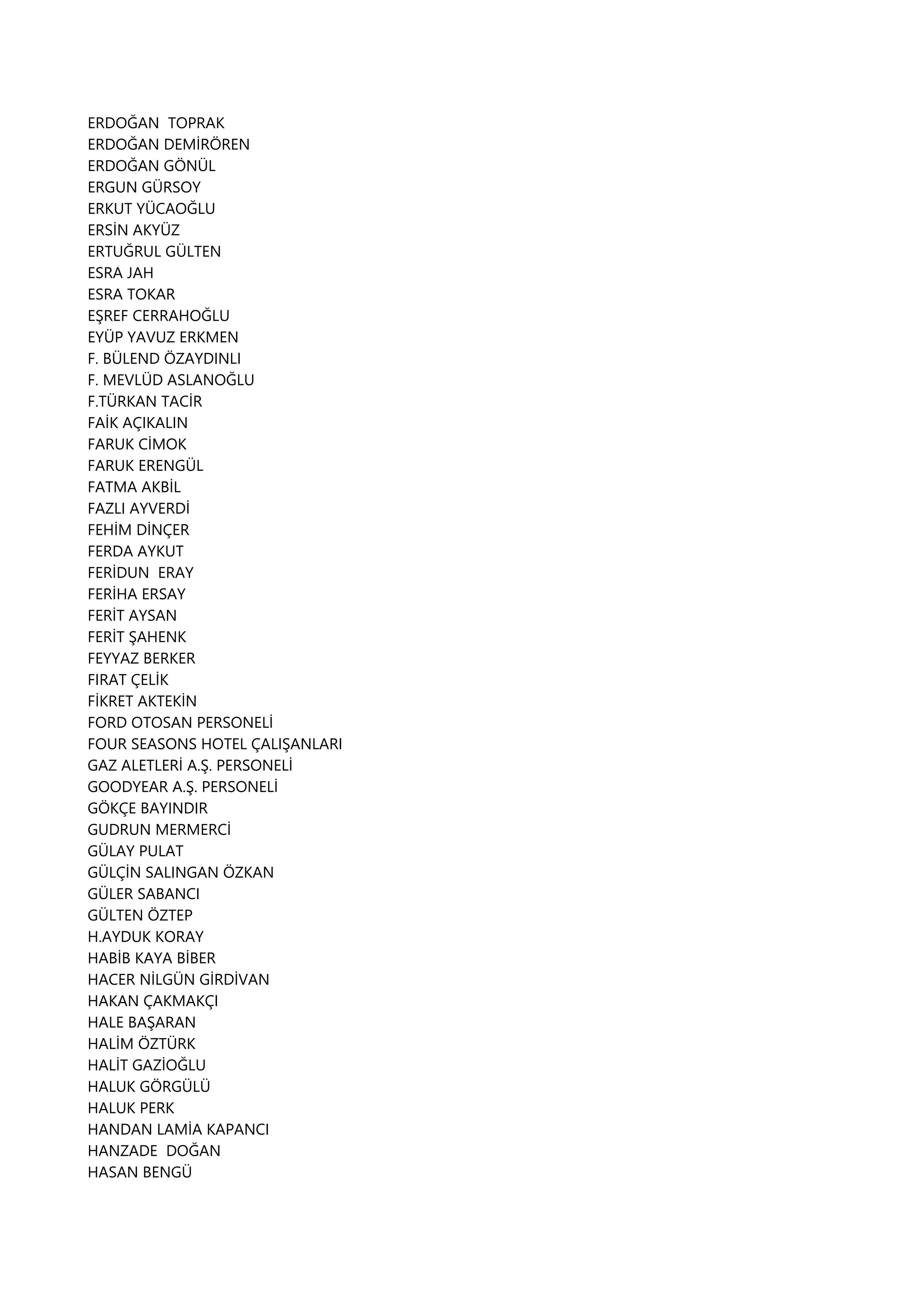 TEGV 2020 Bireysel Bagiscilarimiz PDF Tegv 2020 bireysel bagiscilarimiz pdf