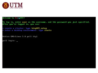 Ganglia cluster monitoring 