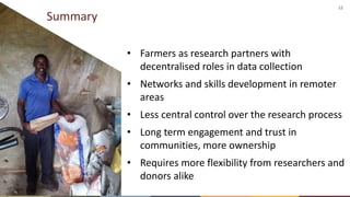 The art of letting go: Transforming participatory research on adaptation practices among local livestock-keepers in East Africa in times of Covid-19