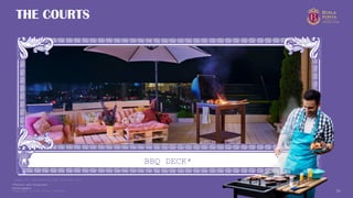Copyright © 2025 Birla Estates 35
BBQ DECK*
THE COURTS
*Future and Proposed
Development
Image for representational purpose only
 