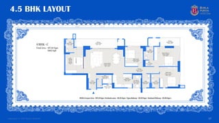 Copyright © 2025 Birla Estates 57
4.5 BHK LAYOUT
 