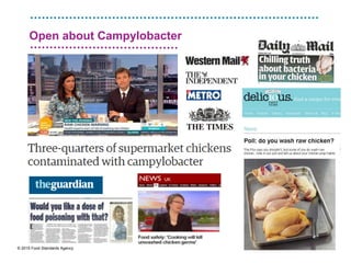 © 2015 Food Standards Agency
Open about Campylobacter
 