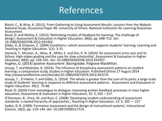Impacts at Winchester
• Upwards trajectory on A&F scores on NSS on
TESTA programmes – ‘Top 4’ University
• TESTA ‘effect’ - people talk about formative
• Experimentation in co-creation
• Team approach to designing curricula
• Design cycle for periodic review includes TESTA
 