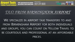 Birmingham airport transfers