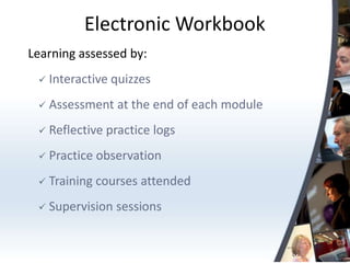 Some initial conclusions.......Attitudes towards e-learning as a training method:largely positive (significant increase since 2006)