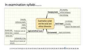 In examination syllabi…….. 
1 2 3 4 5 6 7 8 9 10 11 12 13 14 15 16 17 18 19 20 21 22 23 24 25 26 27 28 29 30 31 32 33 34 35 36  