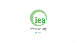 © OECD/IEA 2018
www.iea.org
IEA
 