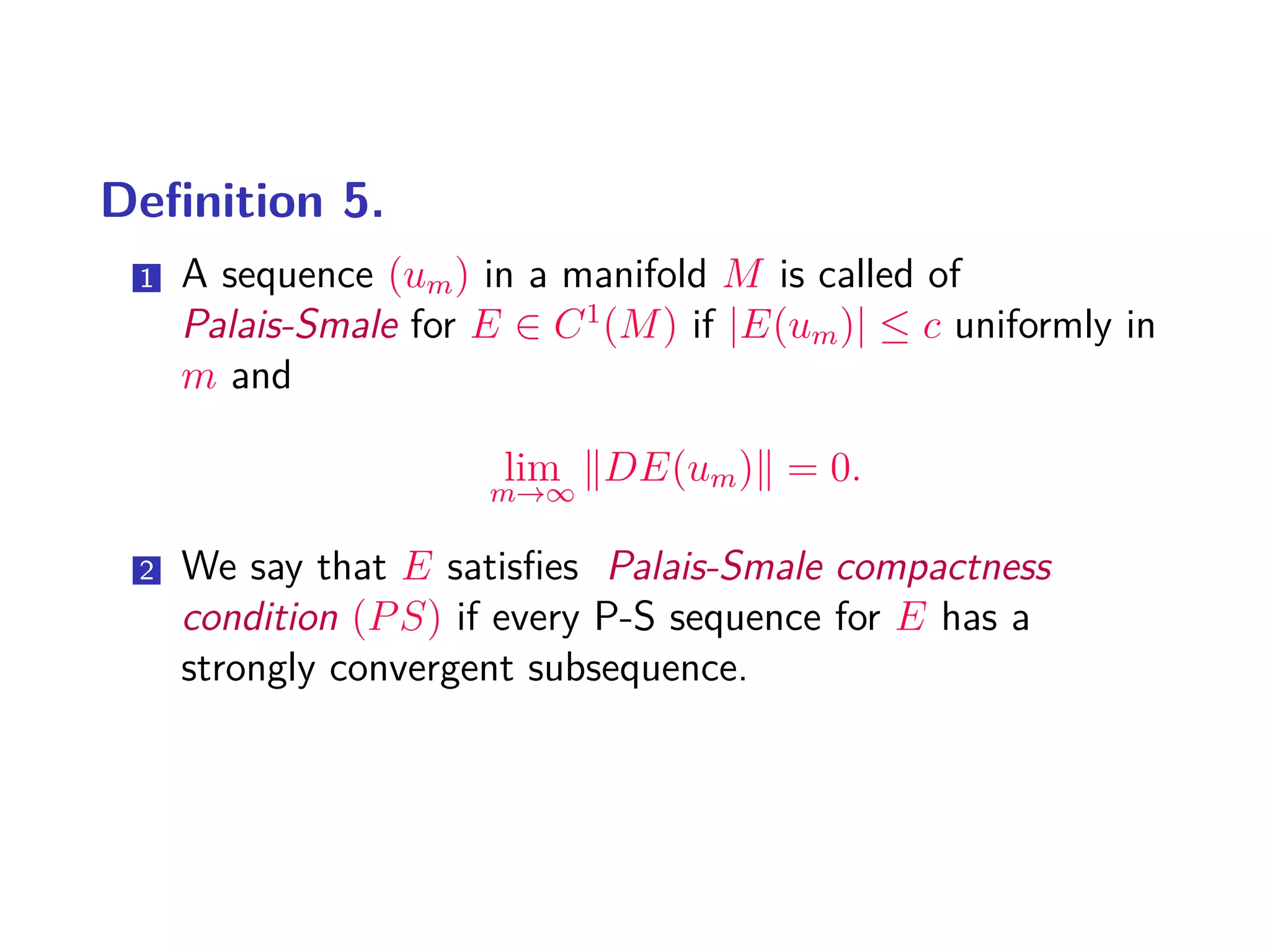 Viscosity solution
Deﬁnition 6.
(a) u ∈ C([0, T] × V ), V ⊂ Rk
is a viscosity subsolution (
supersolution) of
∂tu + H(t, x, ∂xu, u) = 0,
if ∀φ ∈ C1
(V × [0, T]), ∀(t0, x0) ∈ [0, T] × V at which
u − φ has a maximum (minimum)
∂tφ(t0, x0) + H(t0, x0, ∂xφ(t0, x0), u(t0, x0)) ≤ 0 (≥ 0).
(b) u is a viscosity solution if it is both a viscosity subsolution
and a supersolution.
 