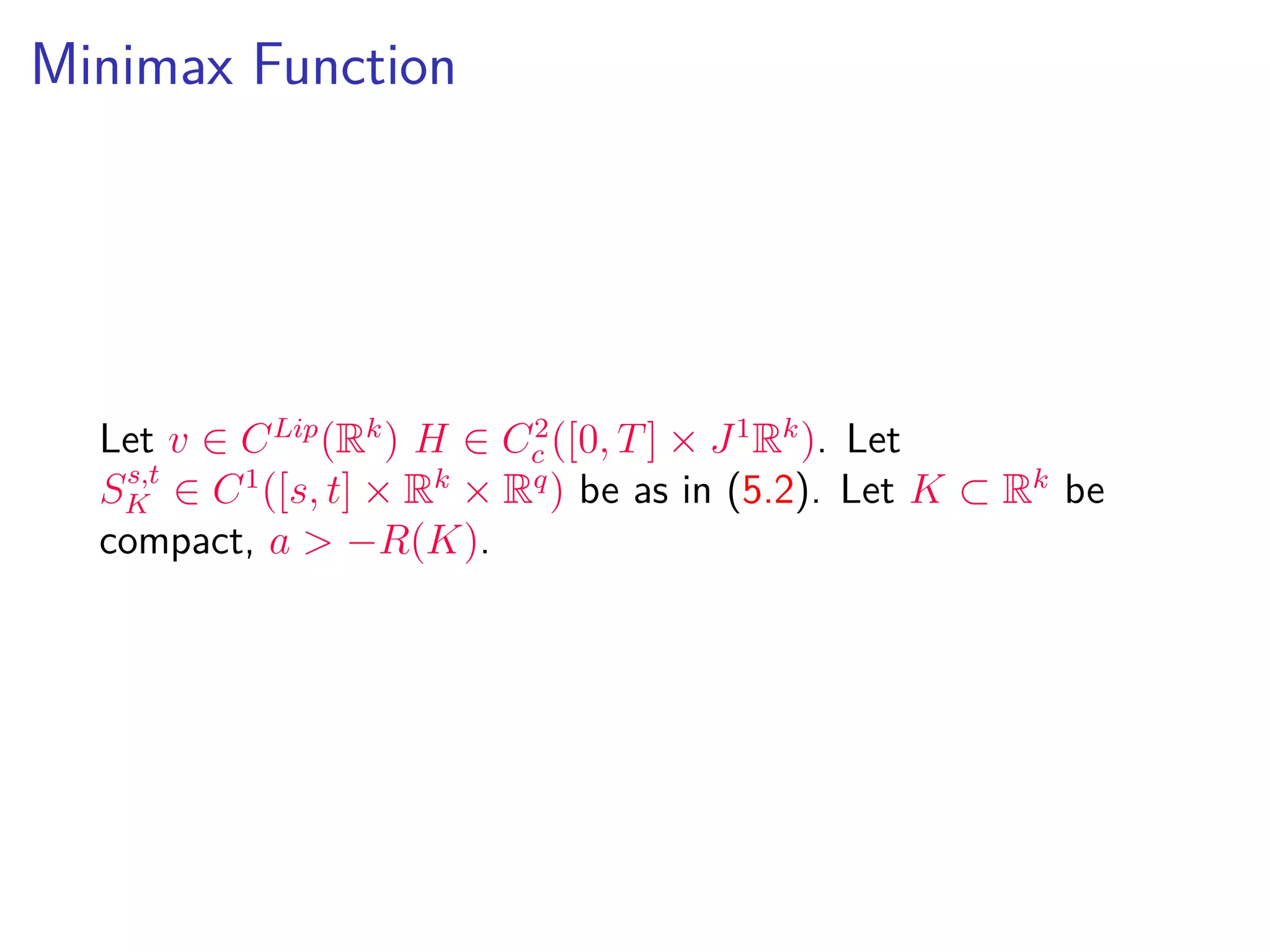 Bibliography
Chaperon, M. On generating families. The Floer
Memorial volume. Birkh¨ausser, 1995, 284–296.
Chenciner A. Aspects g´eom´etriques de l’´etudes des chocs
dans les lois de conservation. Probl`ems d’´evolution non
lin´eaires, S´eminaire de Nice
M.G. Crandall, L.C. Evans, P.L. Lions, Some properties of
viscosity solutions of Hamilton-Jacobi equations. Trans.
Amer. Math. Soc. 282 (1984), no. 2, 487–502.
M.G. Crandall, P.L. Lions. On existence and uniqueness of
solutions of Hamilton-Jacobi equations. Nonlinear
Analysis: Theory, Methods & Applications, 10 No. 4
(1986) 353–370.
 