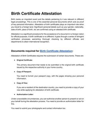 Birth Certificate Attestation- Services.docx