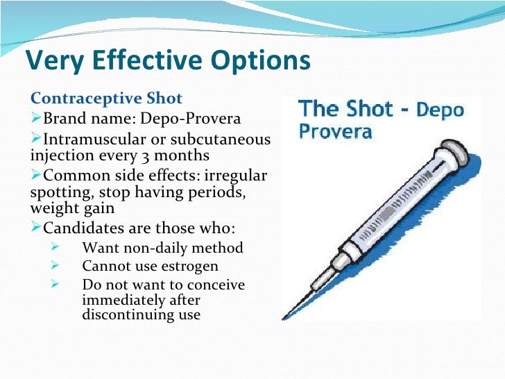 cramping with provera