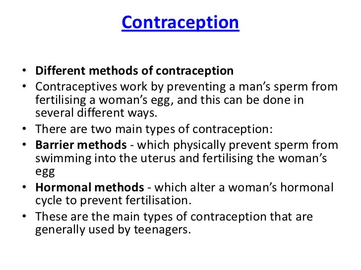 6 Contraception E2 80 A2 Different Methods 6 Contraception E2 80 A2 Different Methods