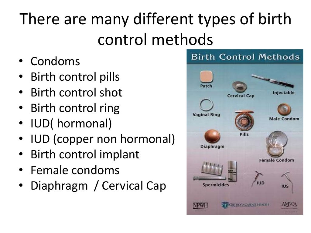 Birth control methods