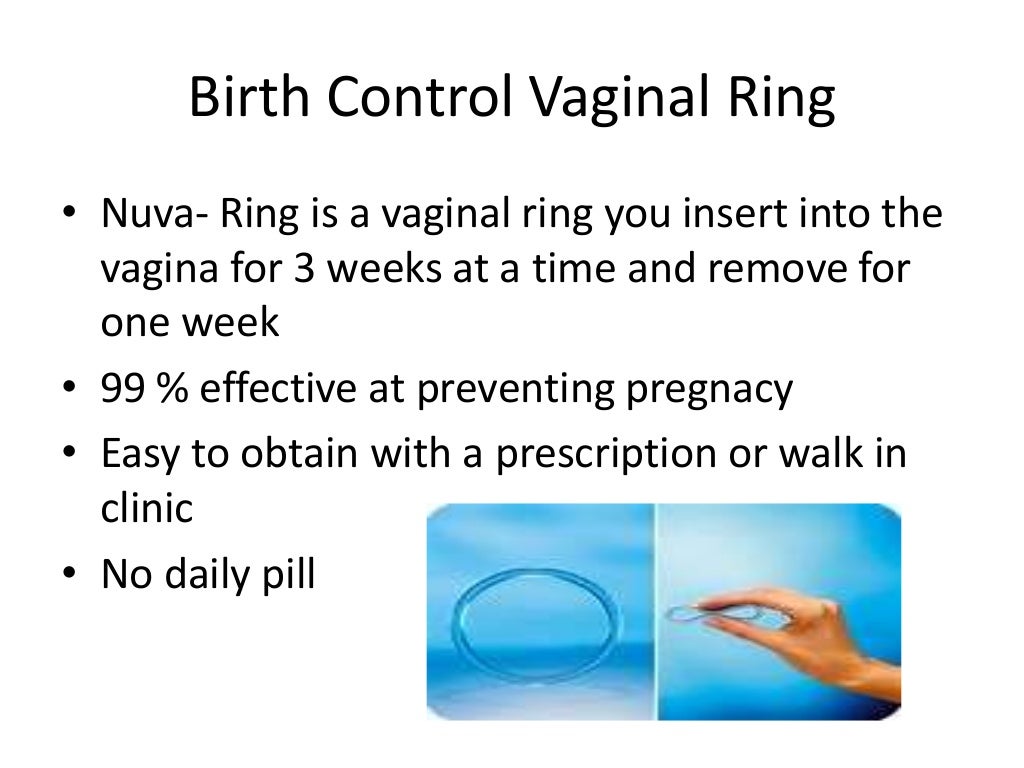 Birth control methods
