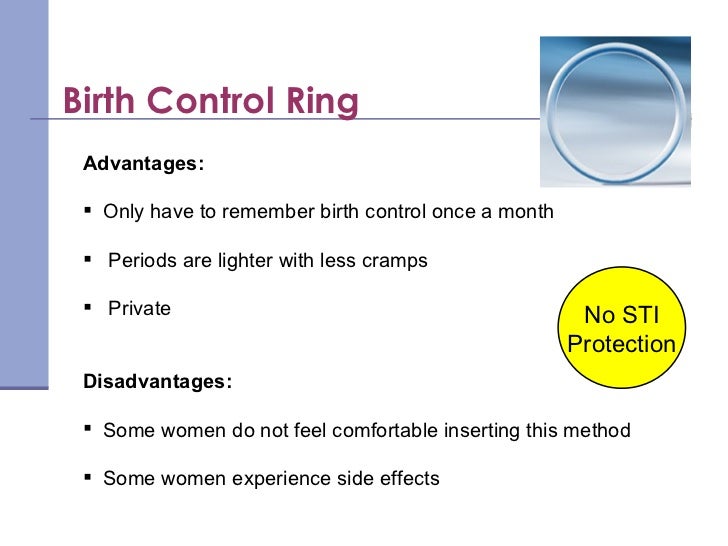 😎 Pros and cons of different birth control. Weight Gain, Acne