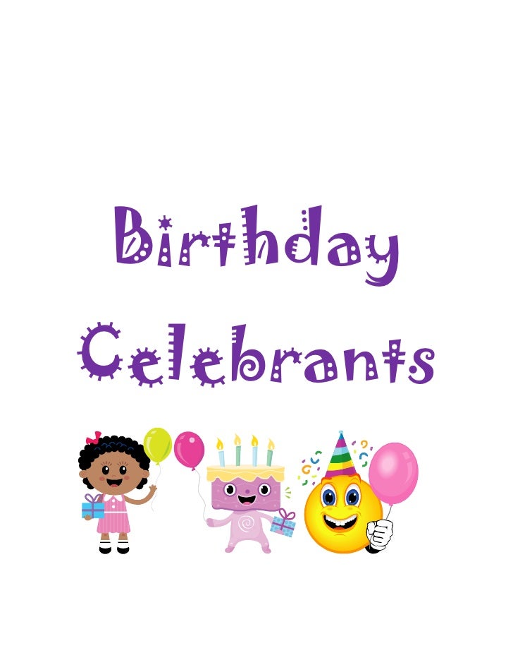 Birthday Celebrants