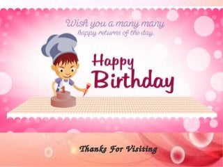 Thanks For Visiting
 