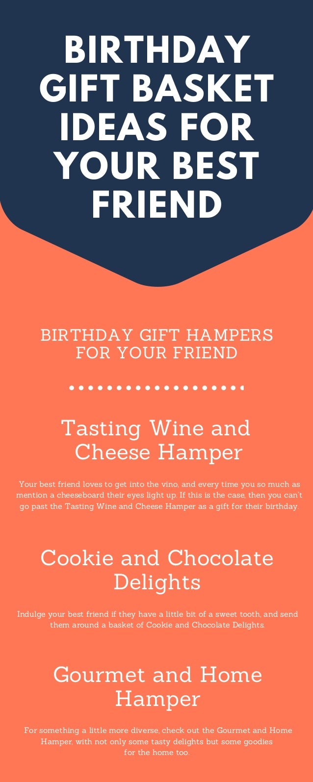 birthday gift basket ideas for your best friend