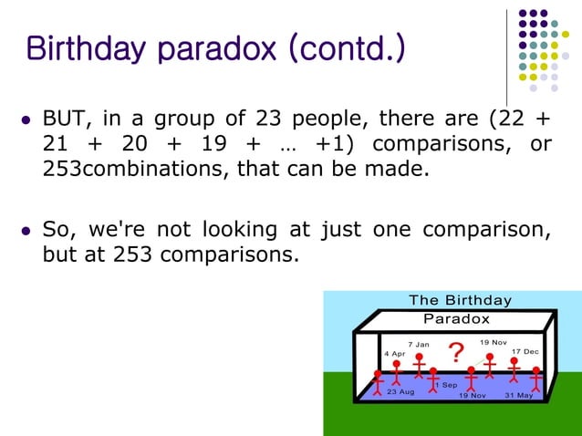 Birthday paradox | PPT