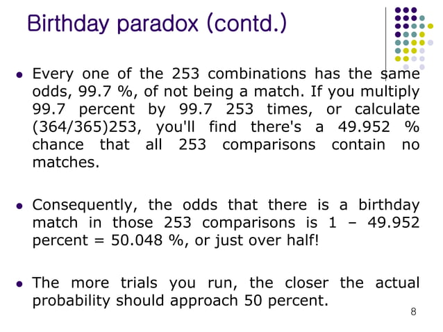 Birthday paradox