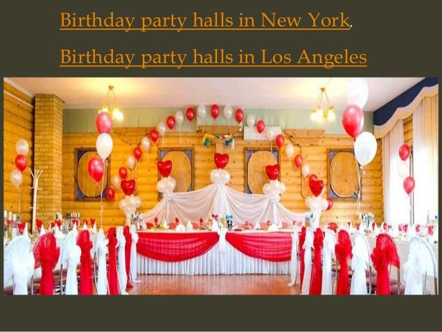 birthday party decorations