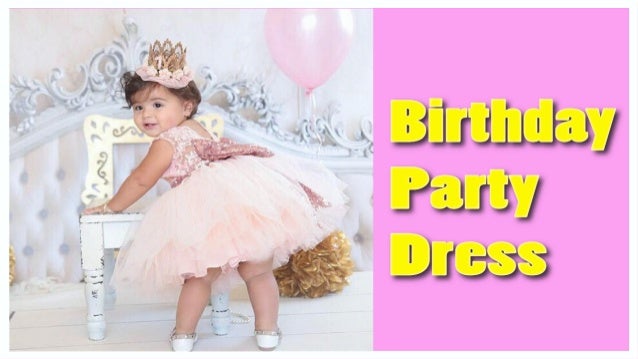 birthday dress for one year girl