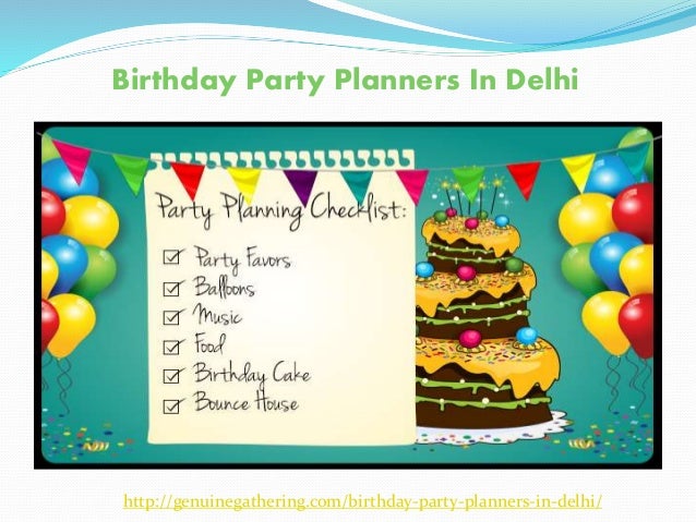 Birthday Party Planners in Delhi
