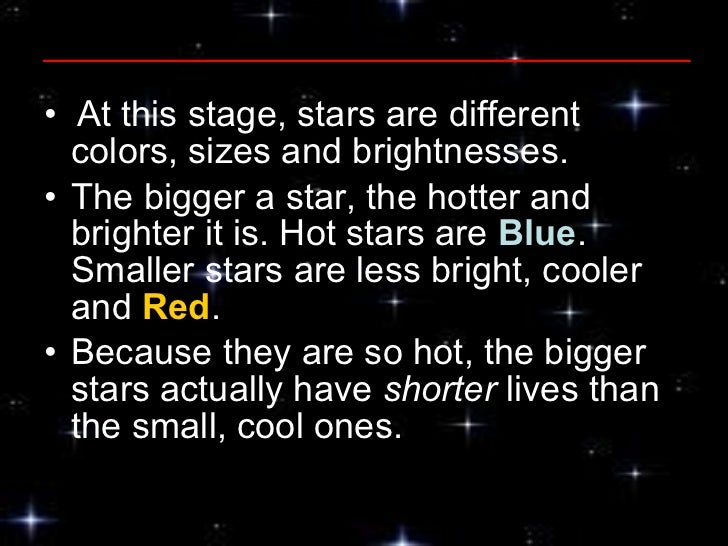 star infomation