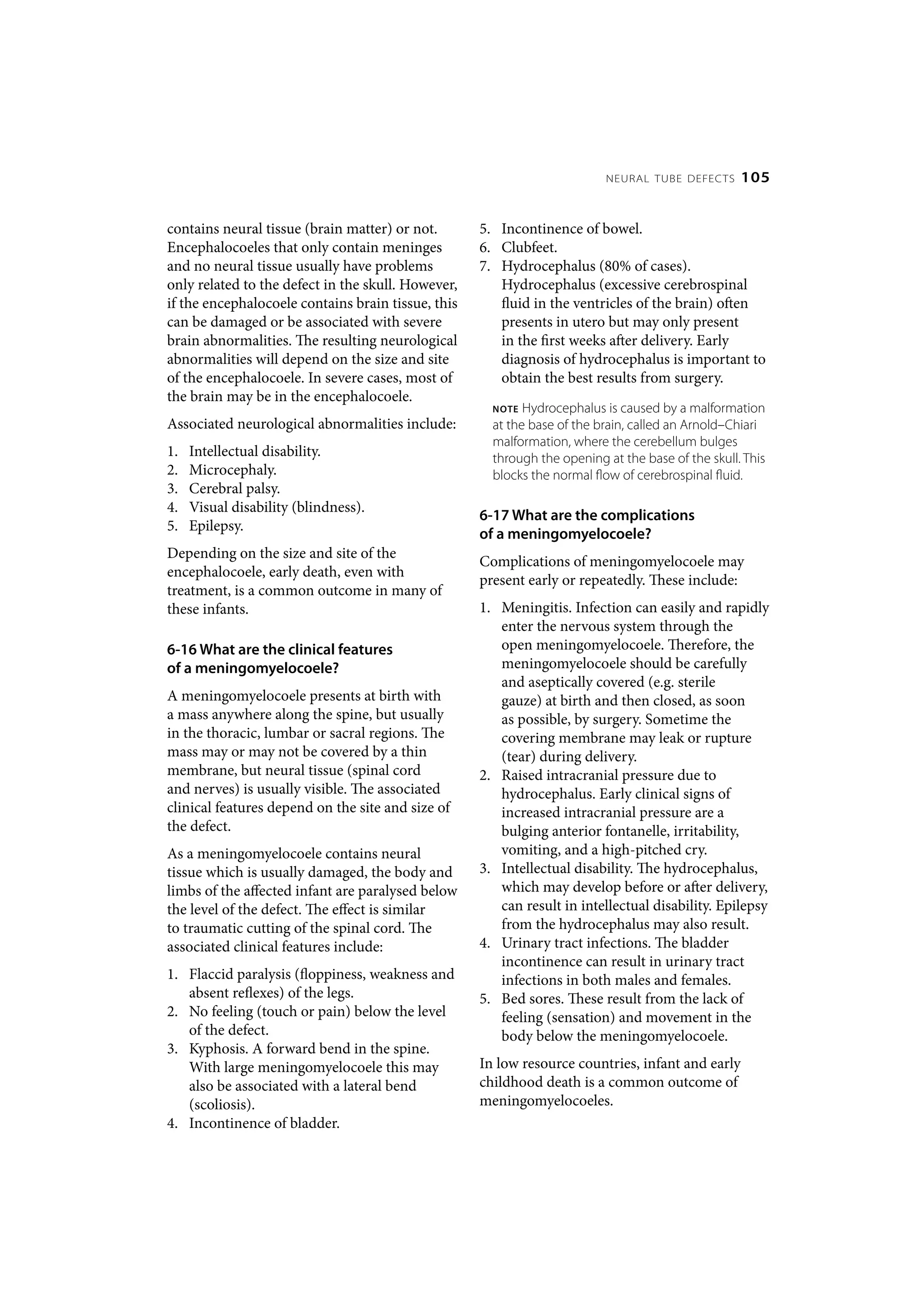 Birth Defects: Neural tube defects | PDF