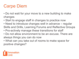 Ask your users what they want e.g. may not want cot in room due to superstition