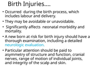 Comprehensive Overview of Birth Injuries: Types, Causes, and Management ...